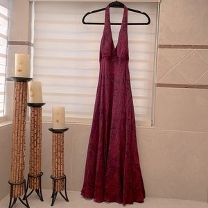 Designer Halter dress by Carmen Marc Valvo